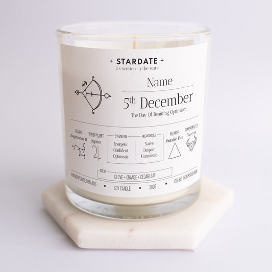 stardate-birthday-candle-frontdecember-5-five