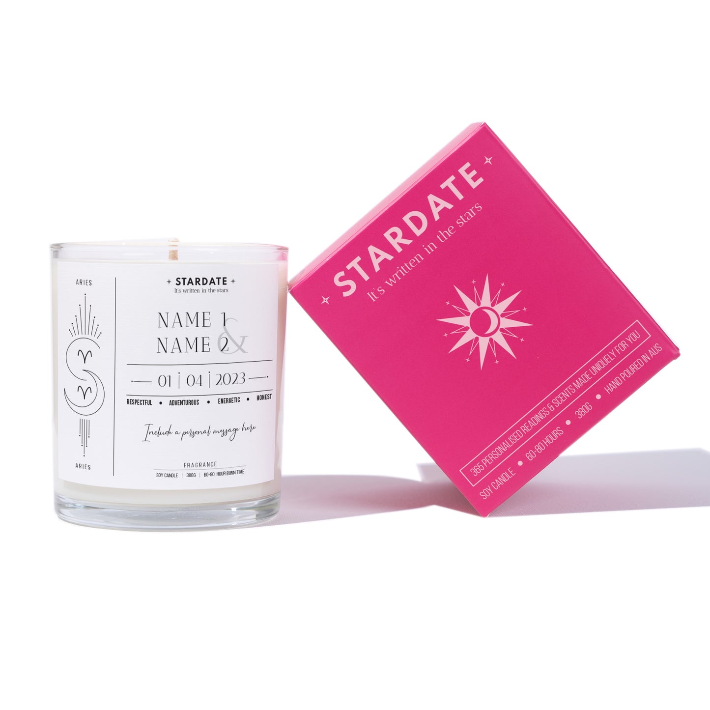 Aries and Cancer Compatibility Candle