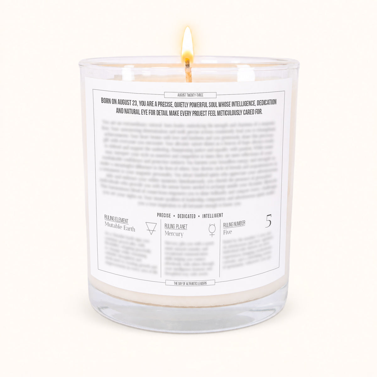 August 23rd | Virgo Candle