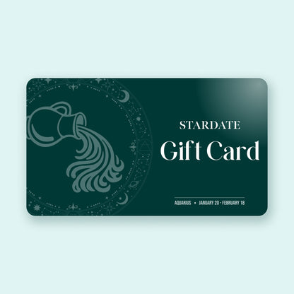 Stardate Gift Card Aquarius Generic