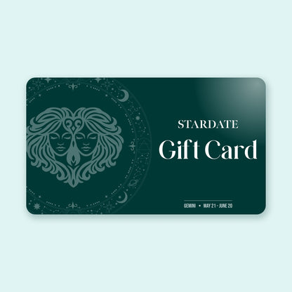 Stardate Gift Card Gemini Generic