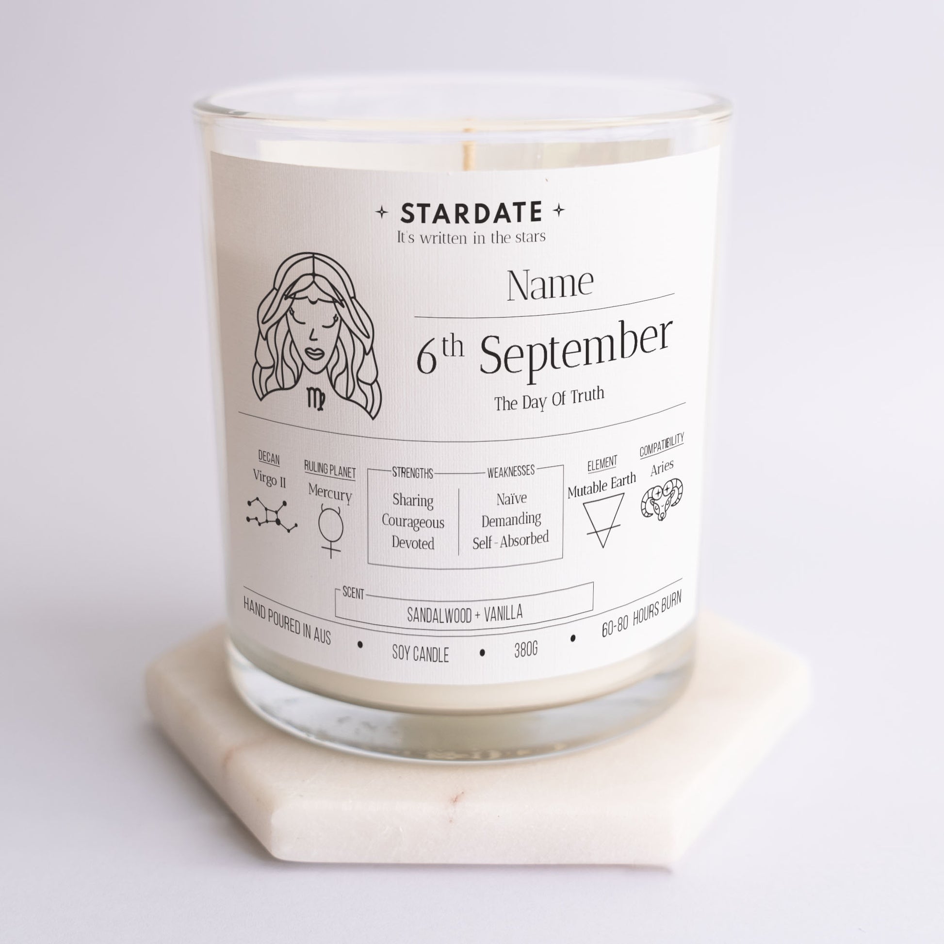 stardate-birthday-candle-front-september-6-six